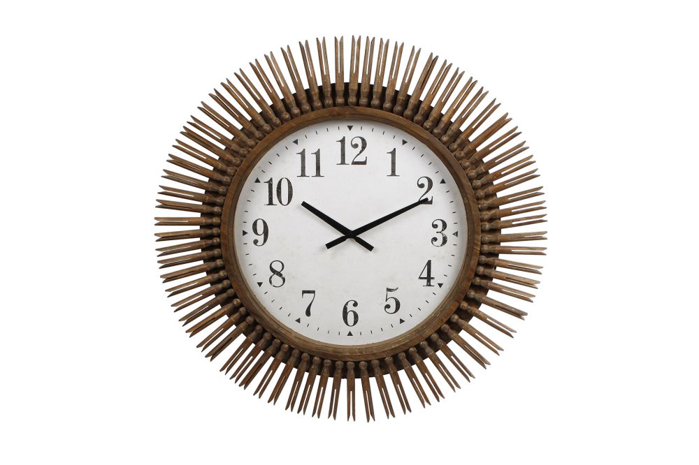 Wandversiering / kandelaar Britt L goud metaal Deze goudkleurige ronde wandversiering / kandelaar heeft een diameter van ca. 36 cm. Door de ronde ophanging van de kaarsenhouder is deze op een veilige afstand van de wand.