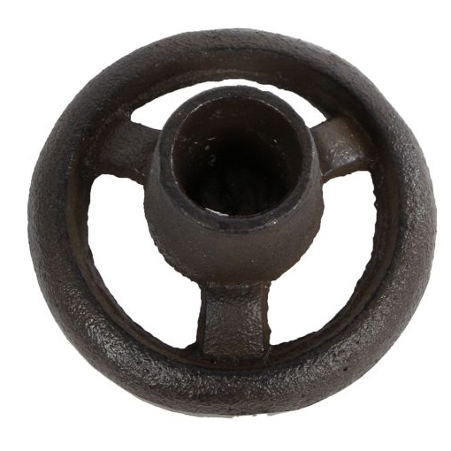 Kaarsenhouder Gerwin zwart staal, 9 cm